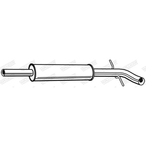Stredný tlmič výfuku 24058 /WALKER/ - obr. 4