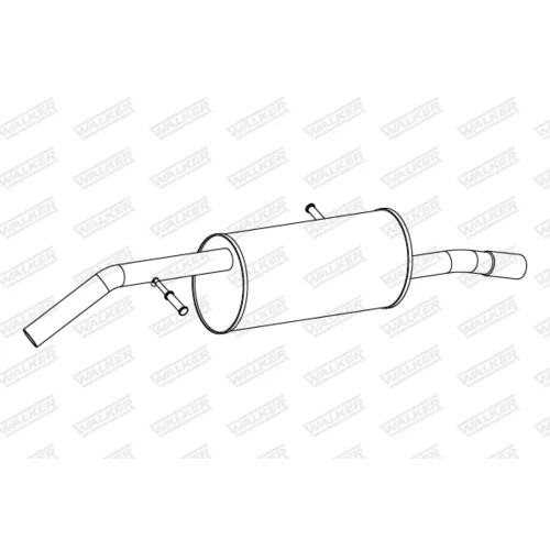Koncový tlmič výfuku 24262 /WALKER/ - obr. 2