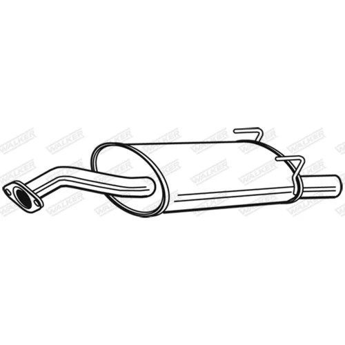 Koncový tlmič výfuku 25101 /WALKER/ - obr. 8