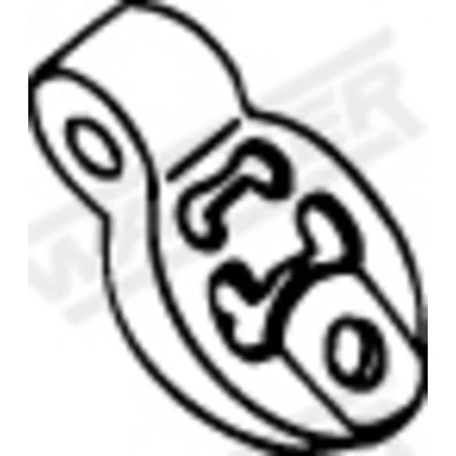 Gumový popruh pre výfukový systém 86533 /WALKER/ - obr. 8