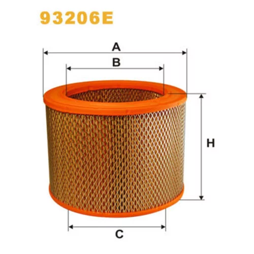 Vzduchový filter WIX FILTERS 93206E