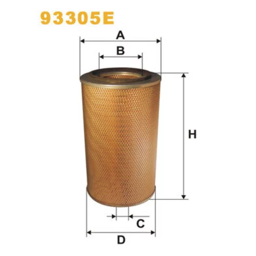 Vzduchový filter WIX FILTERS 93305E