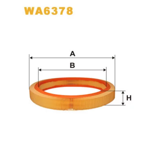 Vzduchový filter WIX FILTERS WA6378