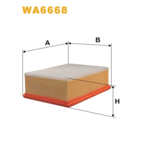 Vzduchový filter WIX FILTERS WA6668