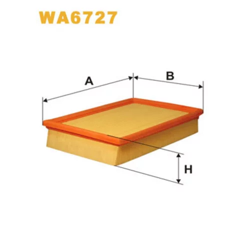 Vzduchový filter WIX FILTERS WA6727