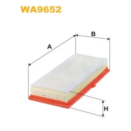 Vzduchový filter WA9652 (WIX FILTERS)