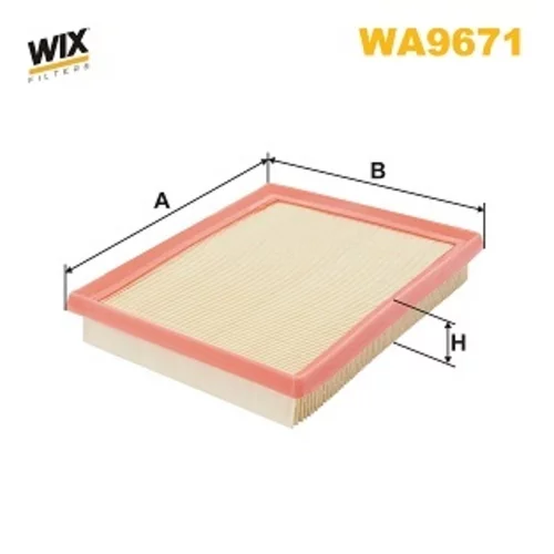 Vzduchový filter WIX FILTERS WA9671