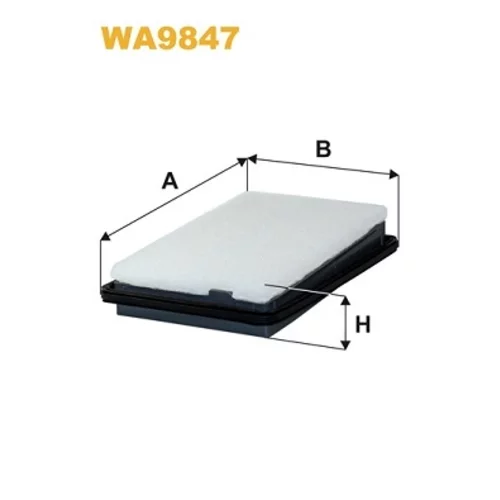 Vzduchový filter WIX FILTERS WA9847