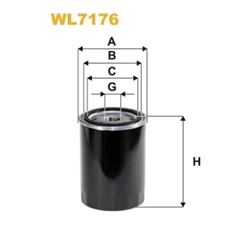 Olejový filter WIX FILTERS WL7176