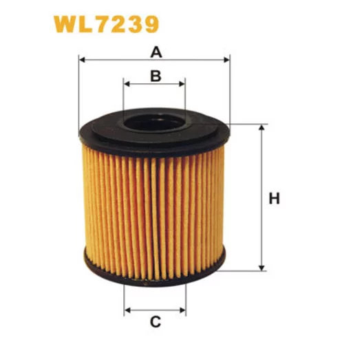 Olejový filter WIX FILTERS WL7239