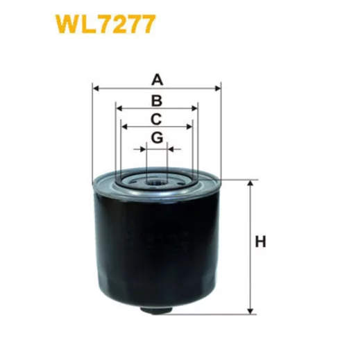 Olejový filter WIX FILTERS WL7277