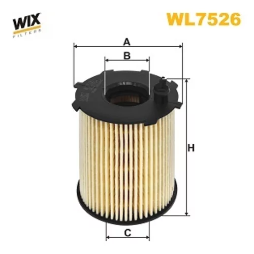 Olejový filter WIX FILTERS WL7526