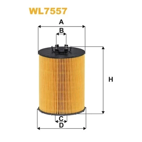 Olejový filter WL7557 (WIX FILTERS)