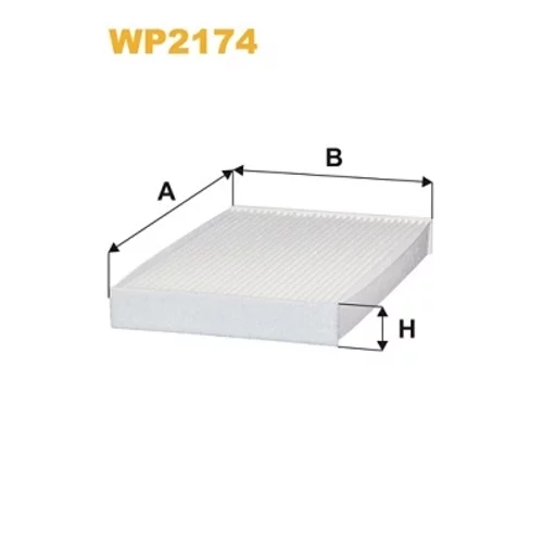 Filter vnútorného priestoru WIX FILTERS WP2174