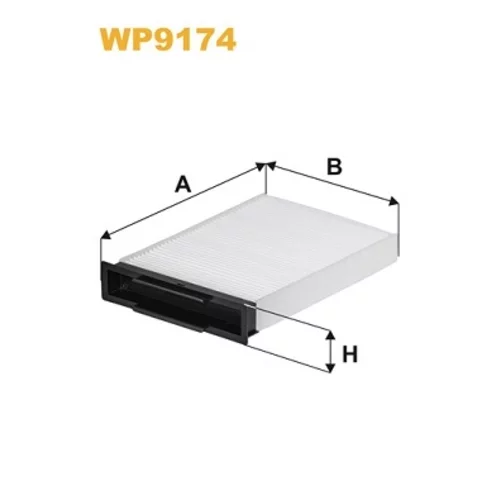 Filter vnútorného priestoru WIX FILTERS WP9174