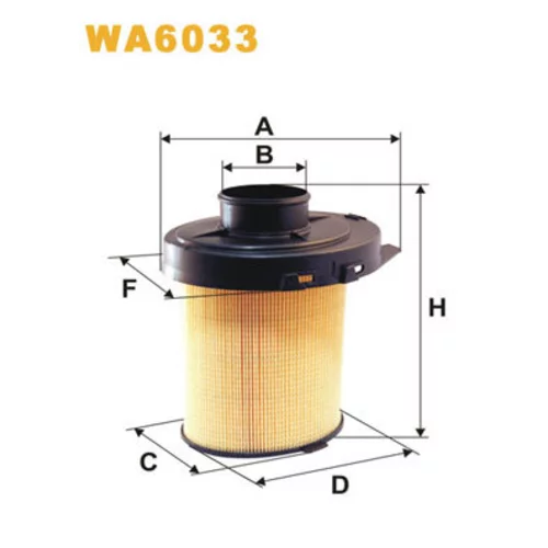 Vzduchový filter WIX FILTERS WA6033
