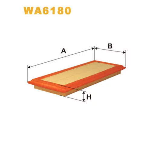 Vzduchový filter WIX FILTERS WA6180