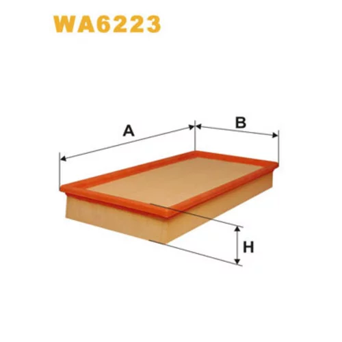 Vzduchový filter WIX FILTERS WA6223