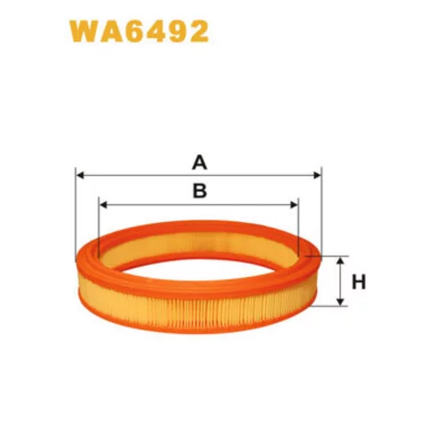 Vzduchový filter WIX FILTERS WA6492
