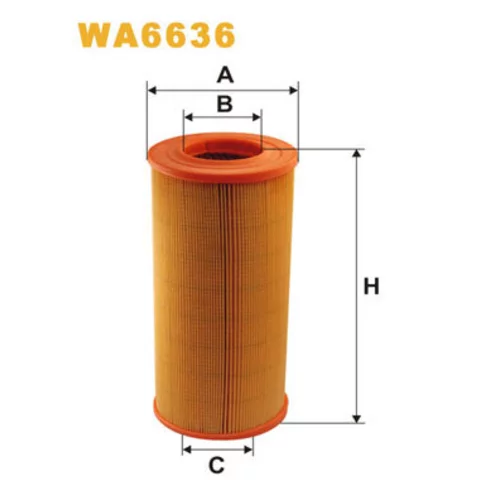 Vzduchový filter WA6636 (WIX FILTERS)