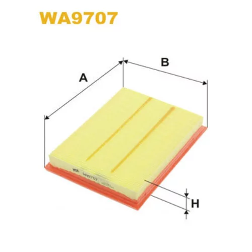 Vzduchový filter WIX FILTERS WA9707