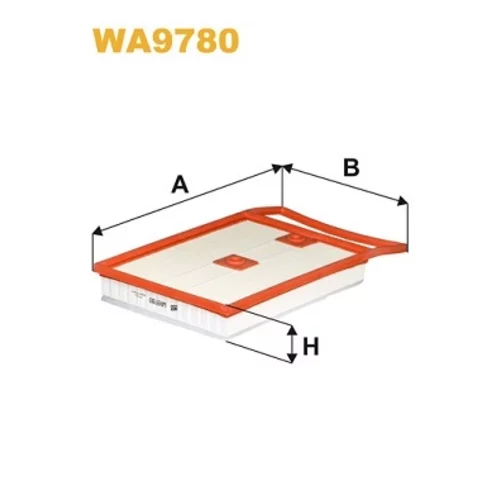 Vzduchový filter WIX FILTERS WA9780
