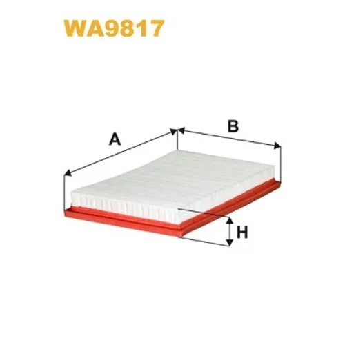 Vzduchový filter WIX FILTERS WA9817