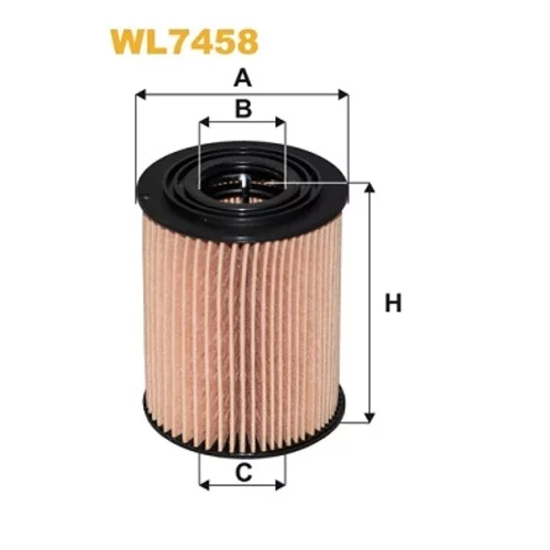 Olejový filter WIX FILTERS WL7458