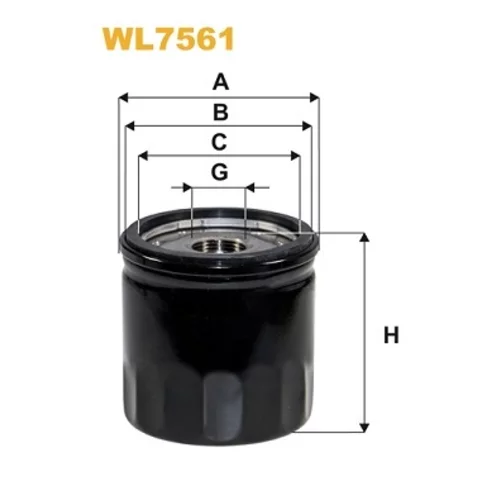 Olejový filter WIX FILTERS WL7561