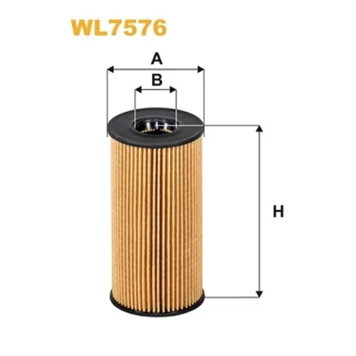 Olejový filter WIX FILTERS WL7576