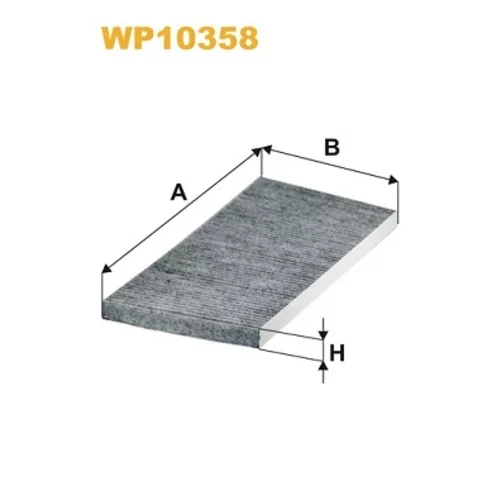 Filter vnútorného priestoru WIX FILTERS WP10358