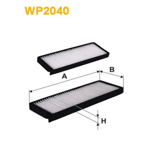 Filter vnútorného priestoru WIX FILTERS WP2040