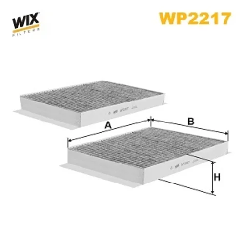 Filter vnútorného priestoru WIX FILTERS WP2217