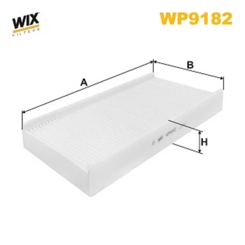 Filter vnútorného priestoru WIX FILTERS WP9182