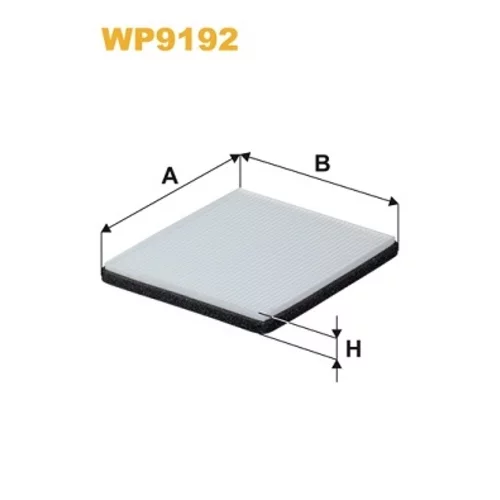 Filter vnútorného priestoru WIX FILTERS WP9192