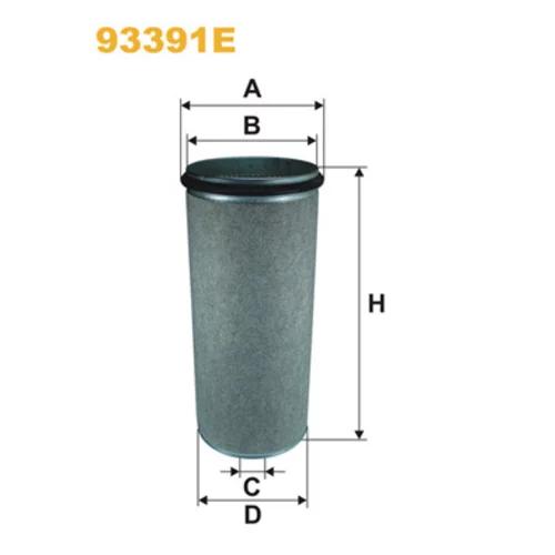 Filter sekundárneho vzduchu 93391E (WIX FILTERS)