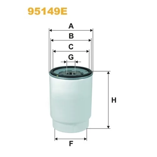 Palivový filter WIX FILTERS 95149E