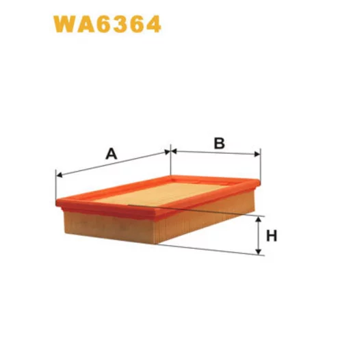 Vzduchový filter WIX FILTERS WA6364
