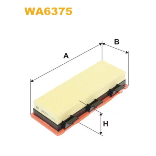 Vzduchový filter WIX FILTERS WA6375