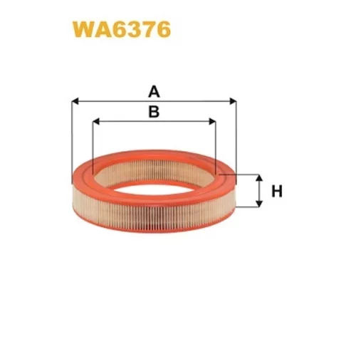 Vzduchový filter WIX FILTERS WA6376
