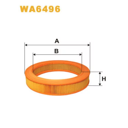 Vzduchový filter WIX FILTERS WA6496