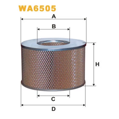 Vzduchový filter WIX FILTERS WA6505