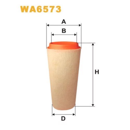 Vzduchový filter WIX FILTERS WA6573
