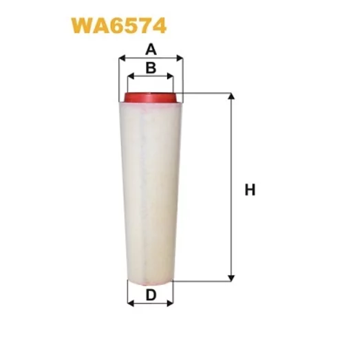 Vzduchový filter WIX FILTERS WA6574
