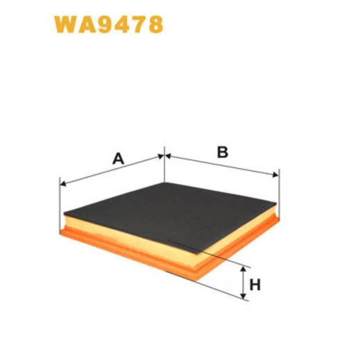 Vzduchový filter WIX FILTERS WA9478