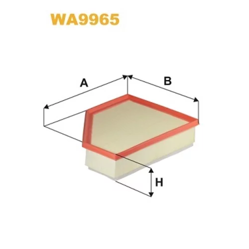 Vzduchový filter WIX FILTERS WA9965