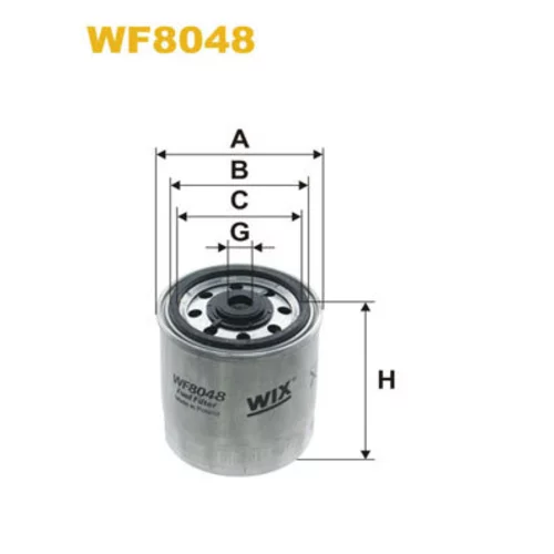 Palivový filter WIX FILTERS WF8048