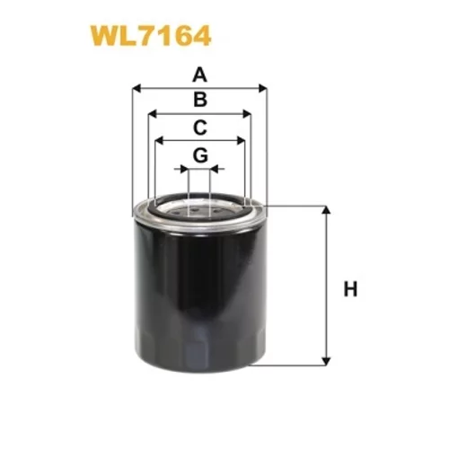 Olejový filter WIX FILTERS WL7164