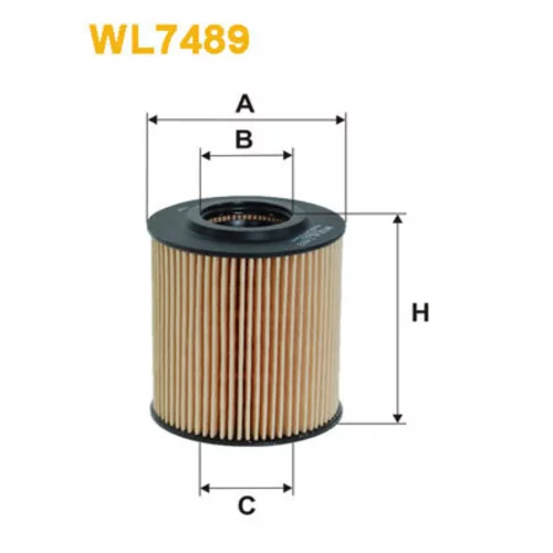 Olejový filter WIX FILTERS WL7489