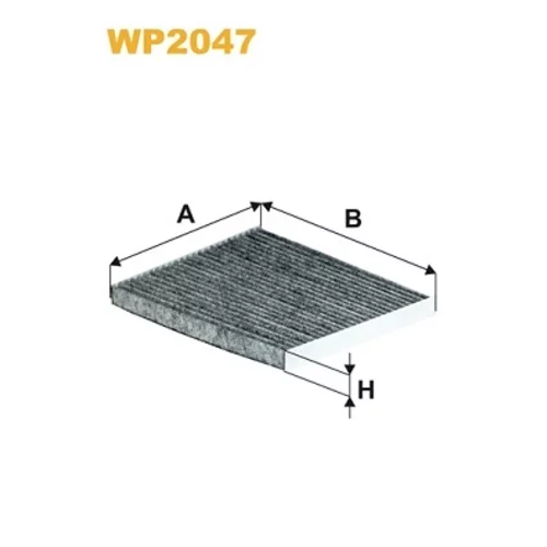 Filter vnútorného priestoru WIX FILTERS WP2047